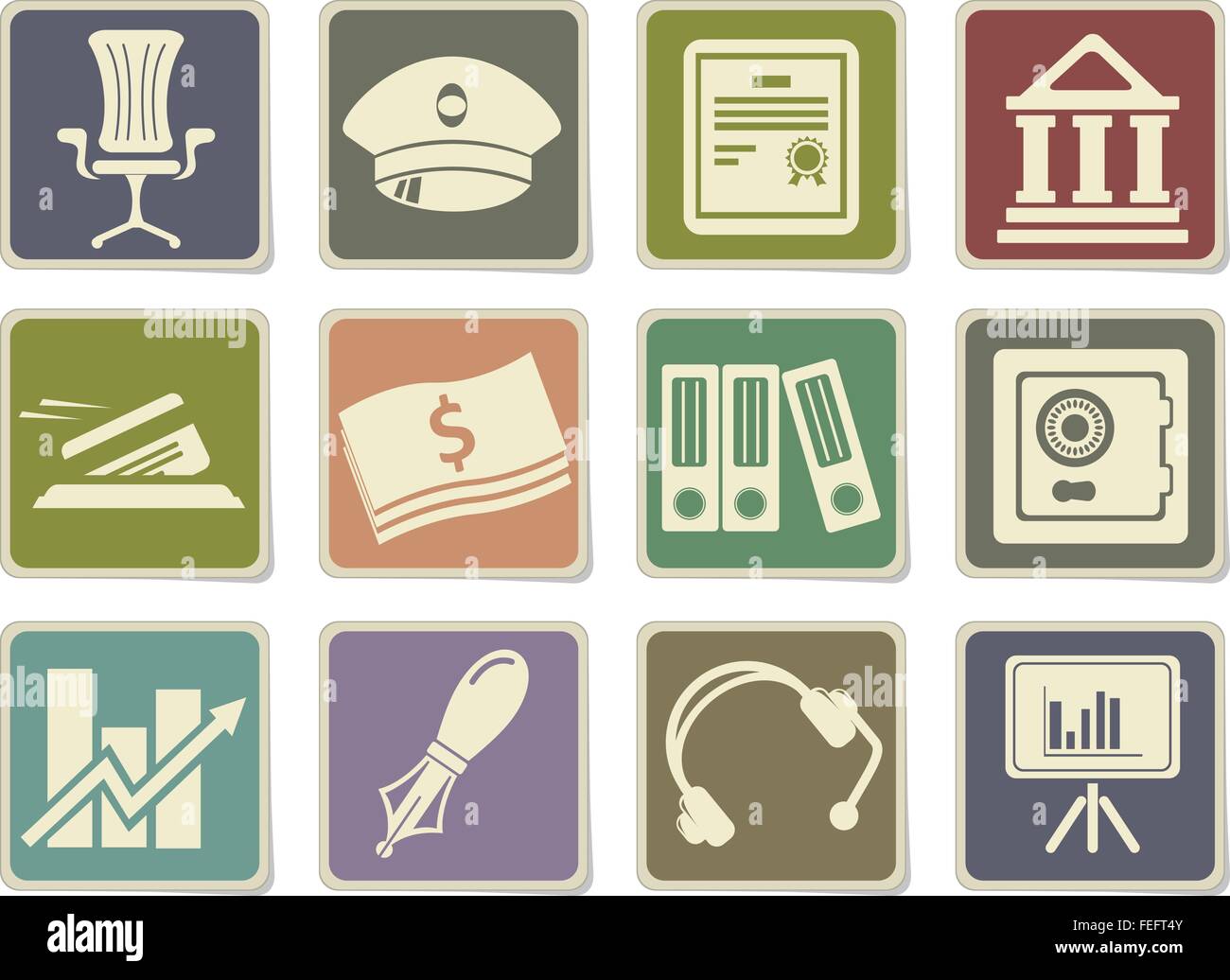 Finance Icons set Stock Vector Image & Art - Alamy