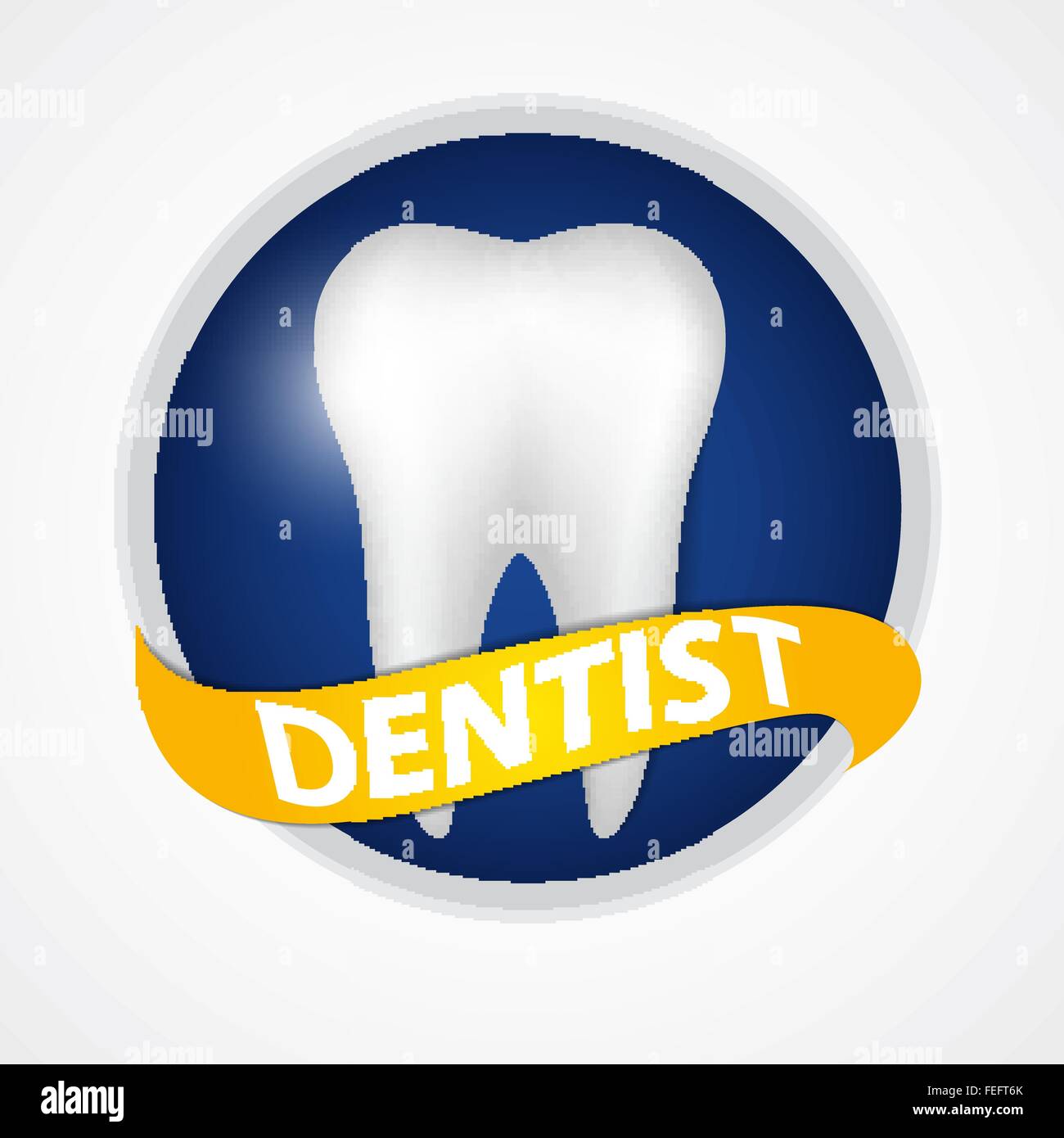 Dental Clinic Icon Vector Illustration Stock Vector Image & Art - Alamy