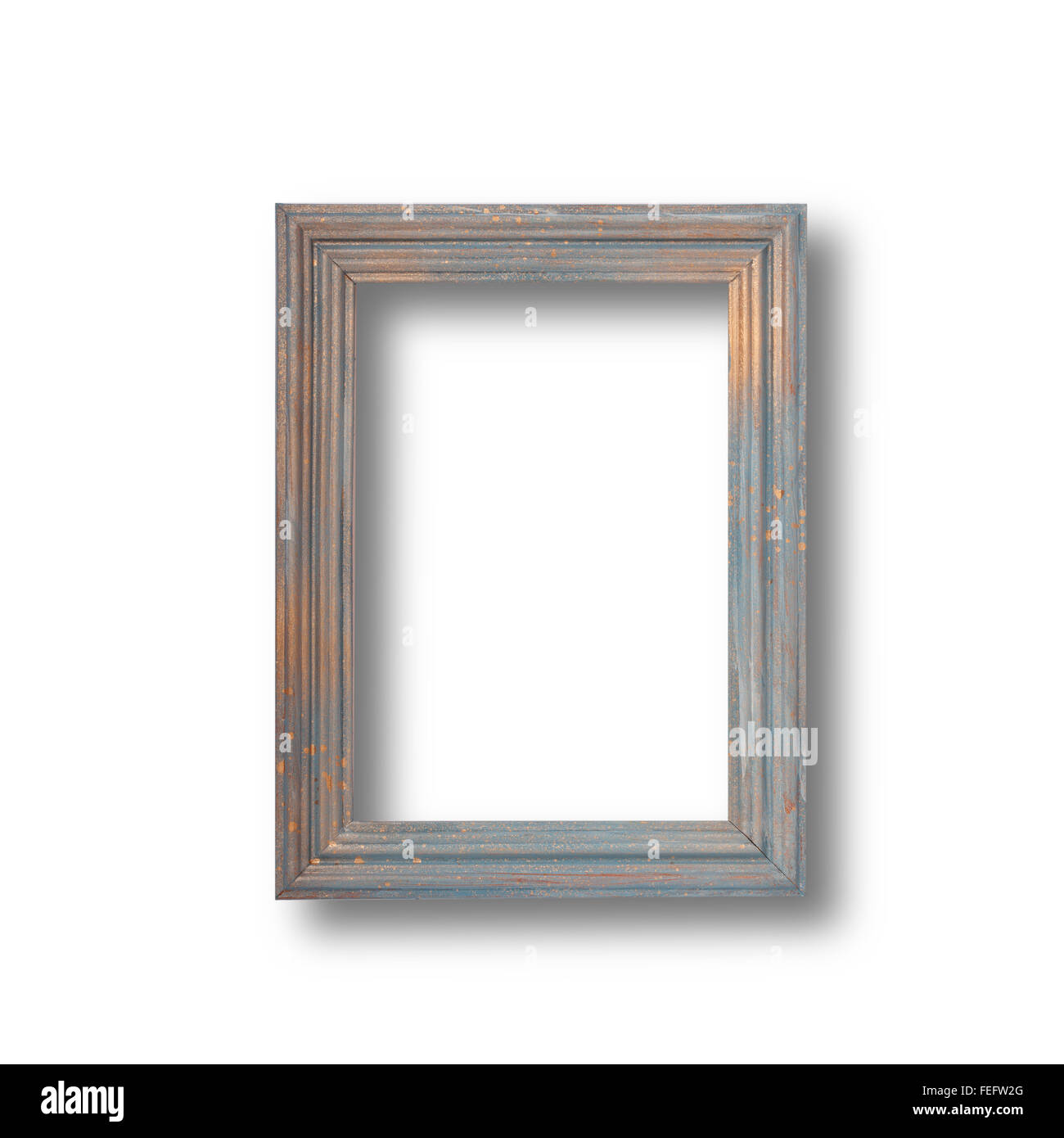 vintage frame isolated on white background Stock Photo - Alamy