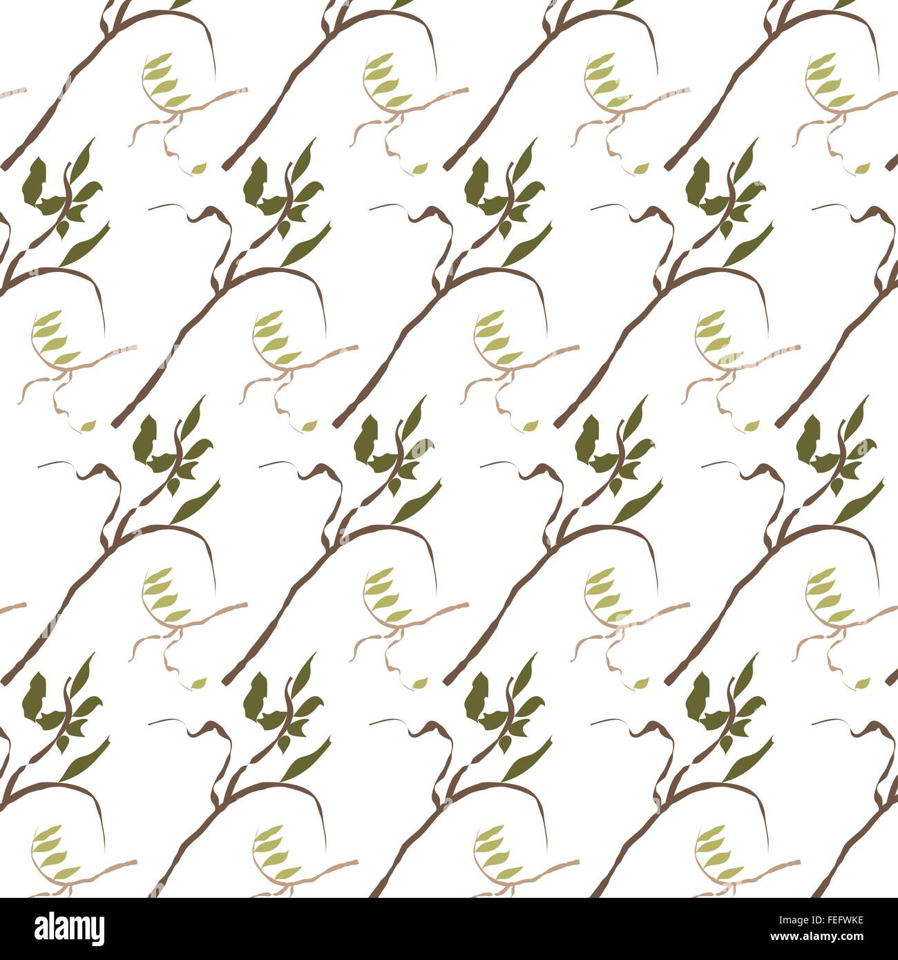 Green seamless texture with green leaves Stock Vector Image & Art - Alamy