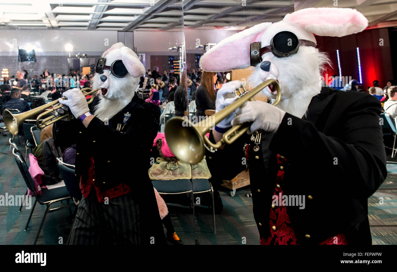 Los Angeles, CA, USA. 06th Feb, 2016. BARON VON RABBIT of the Velveteen ...