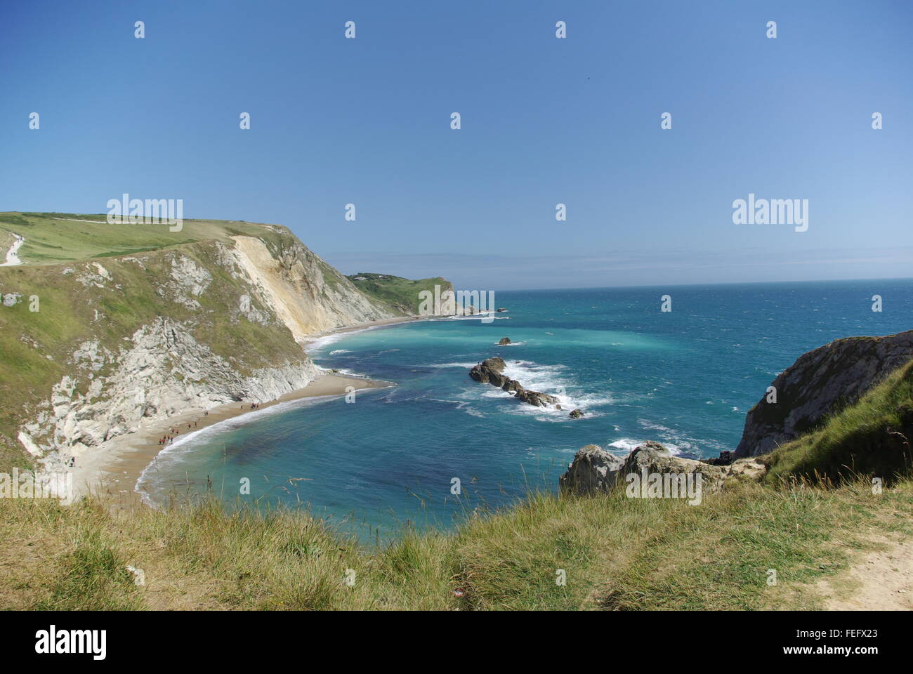 Man O' War cove, Durdle Door, Dorset, England Stock Photo