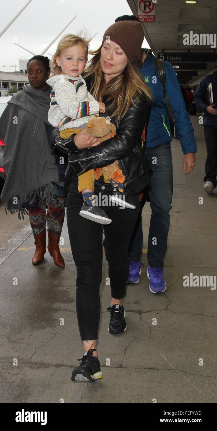 Olivia wilde and otis alexander sudeikis hires stock photography and