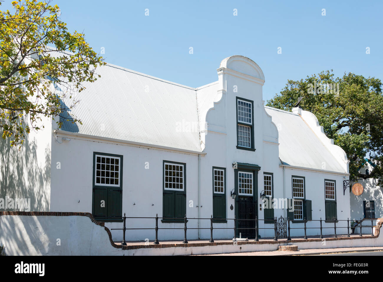 17th-century Cape-Dutch homestead, Main Road, Hout Bay, Cape Peninsula, City of Cape Town,  Western Cape Province, South Africa Stock Photo