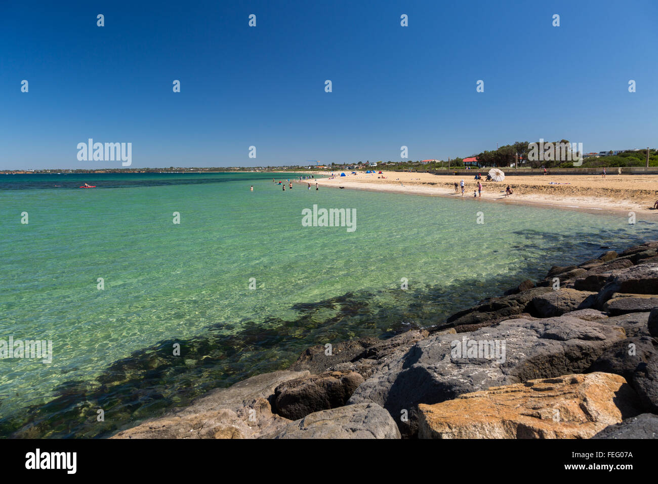 Melbourne beaches hires stock photography and images Alamy