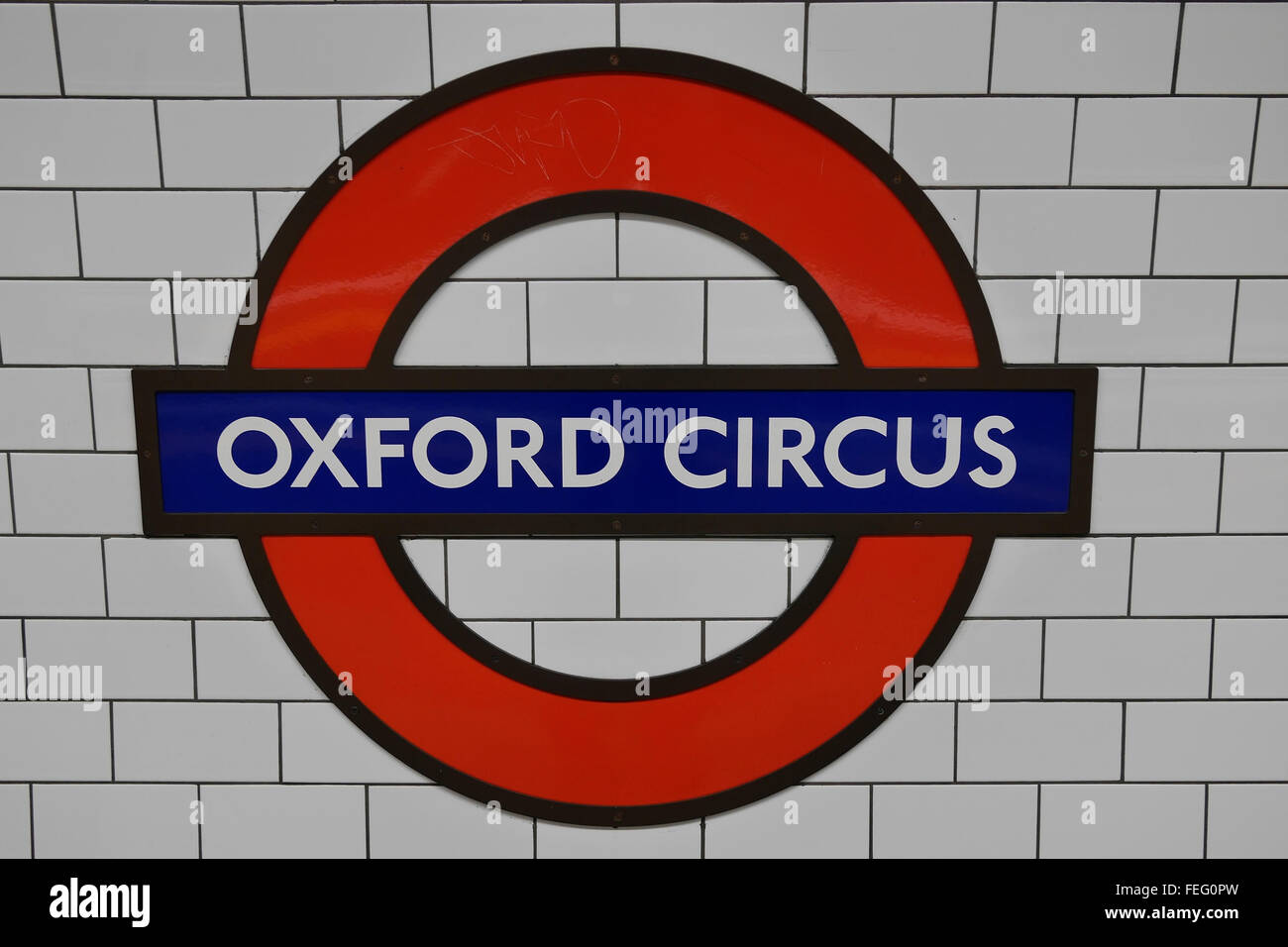 Oxford Circus Stock Photo