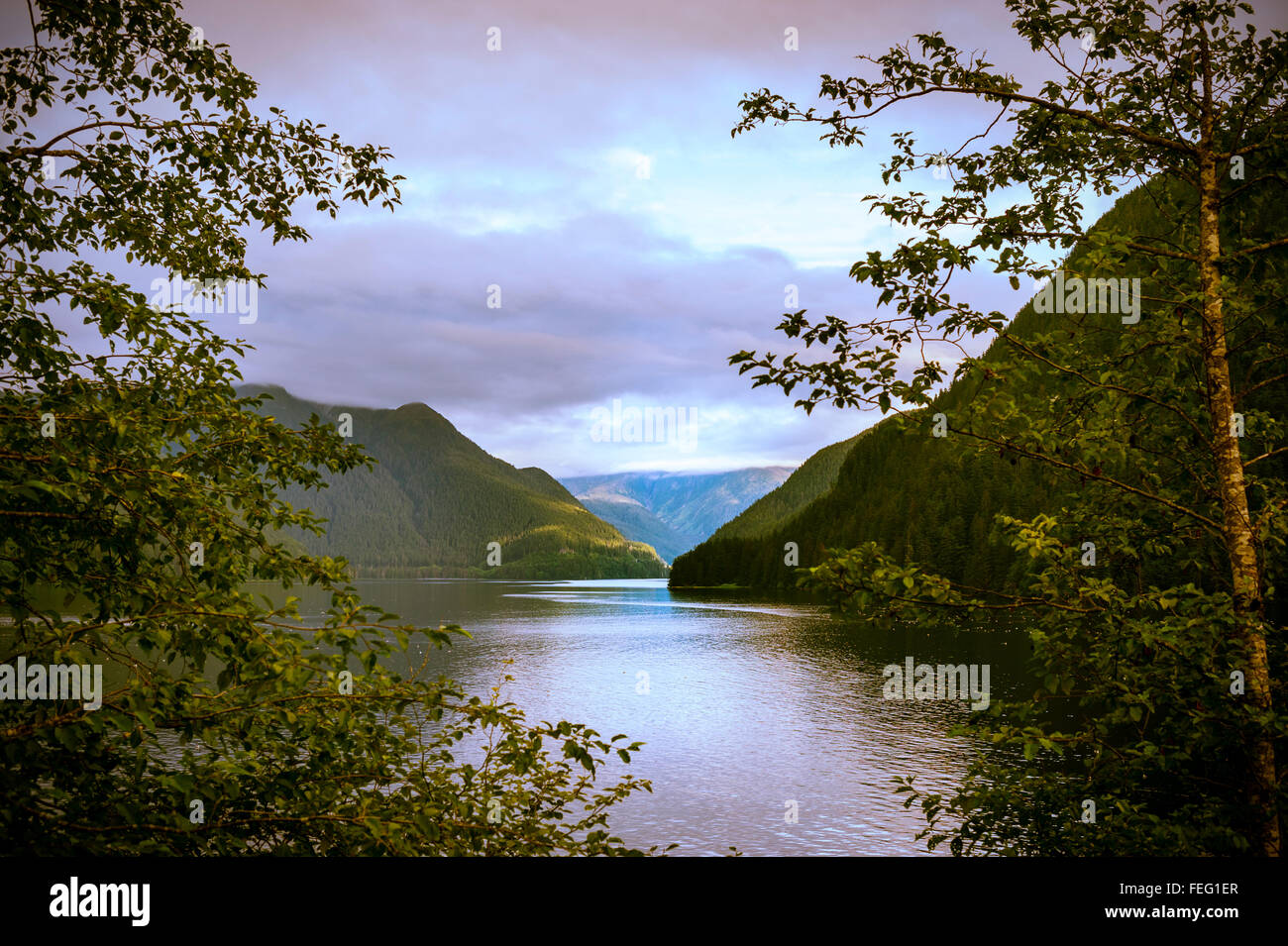 Scenic view of Silver Bay near Sitka, Alaska, USA Stock Photo Alamy