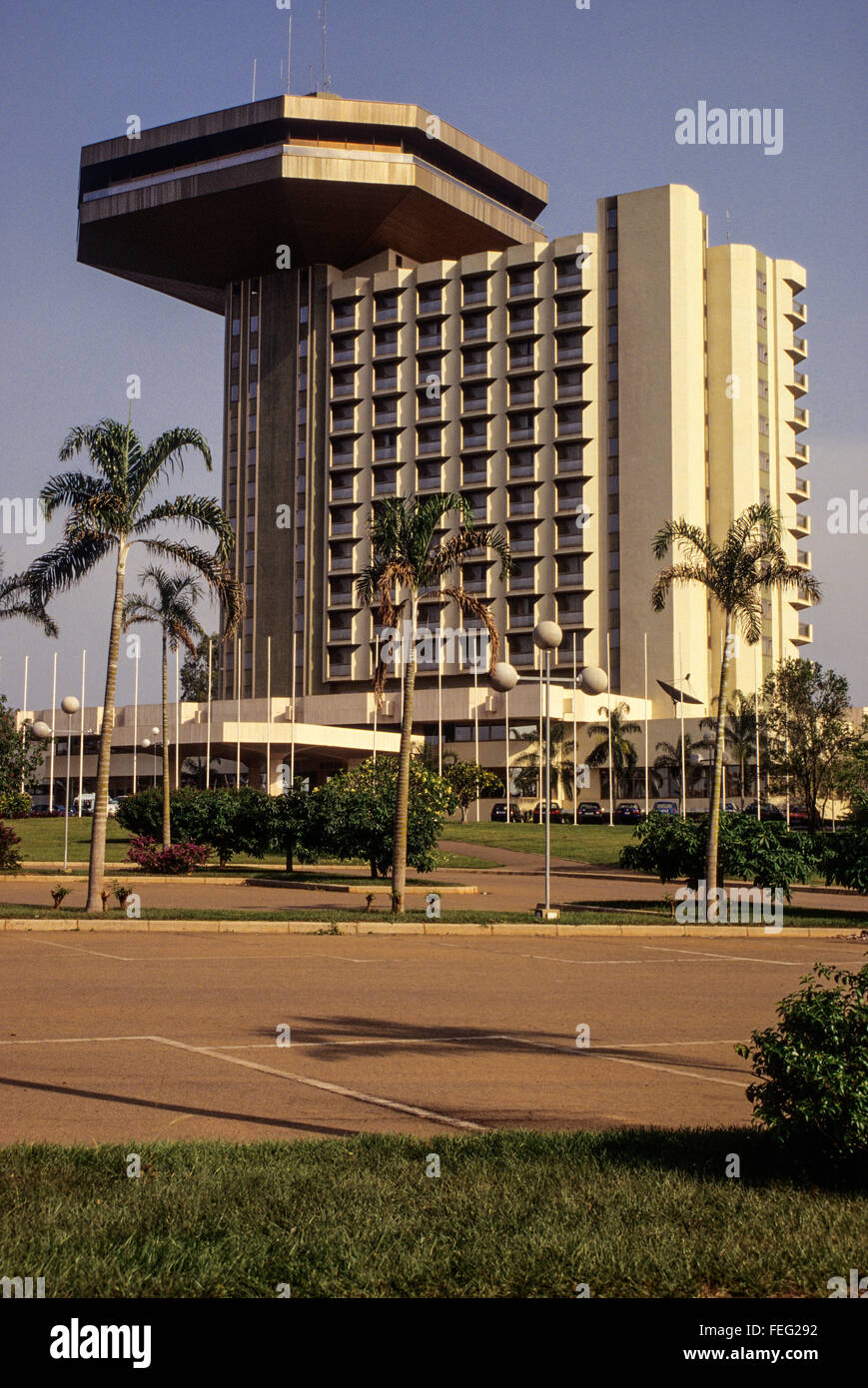 Yamoussoukro Cote D Ivoire Ivory Coast Hotel President Stock Photo 
