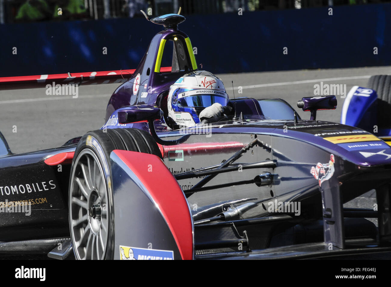 Virgin Racing Sam Bird Sam bird virgin racing team hi-res stock photography and images - Alamy