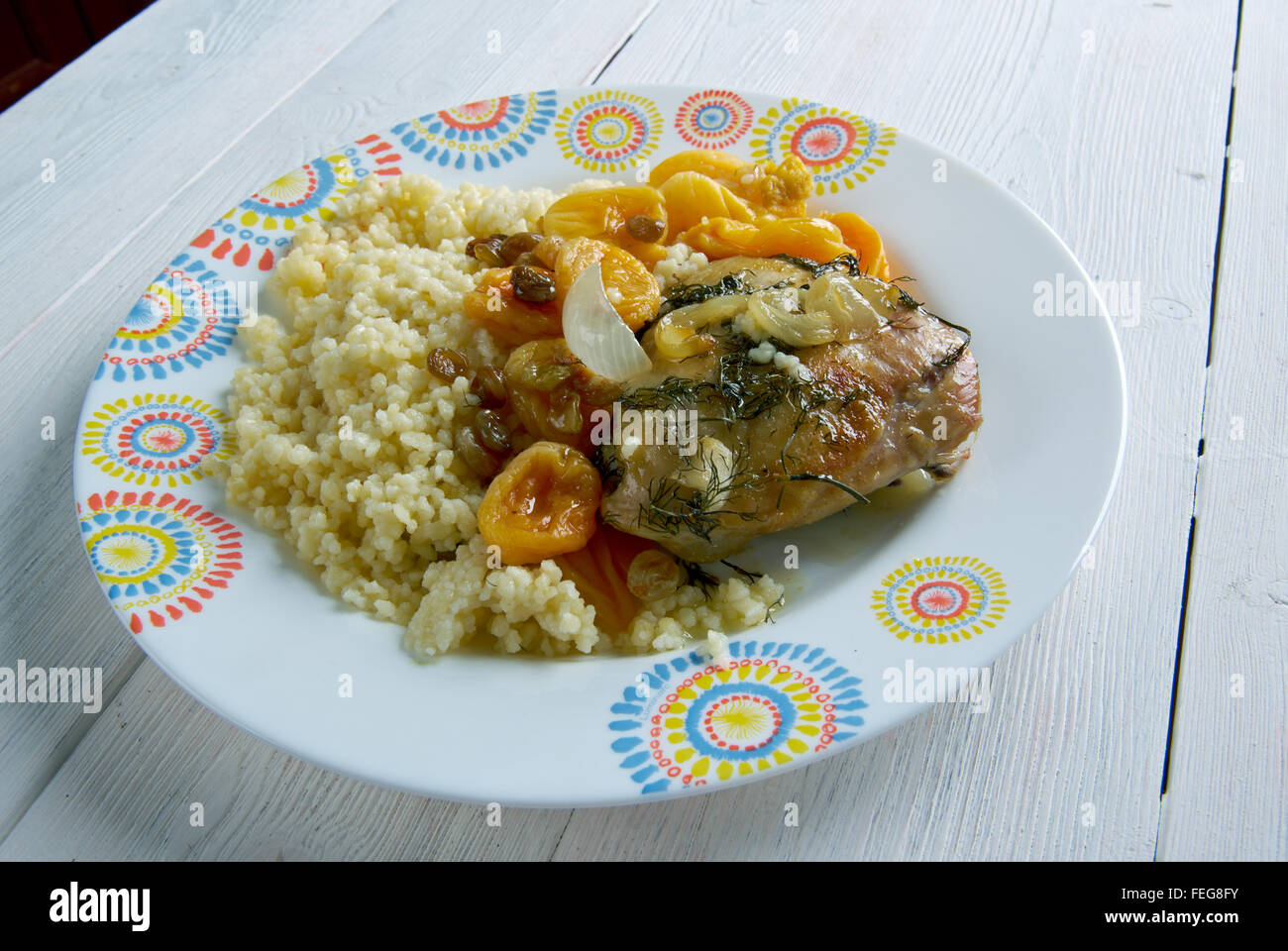 Apricot and Almond Tagine Moroccan Chicken Tajine with Apricots