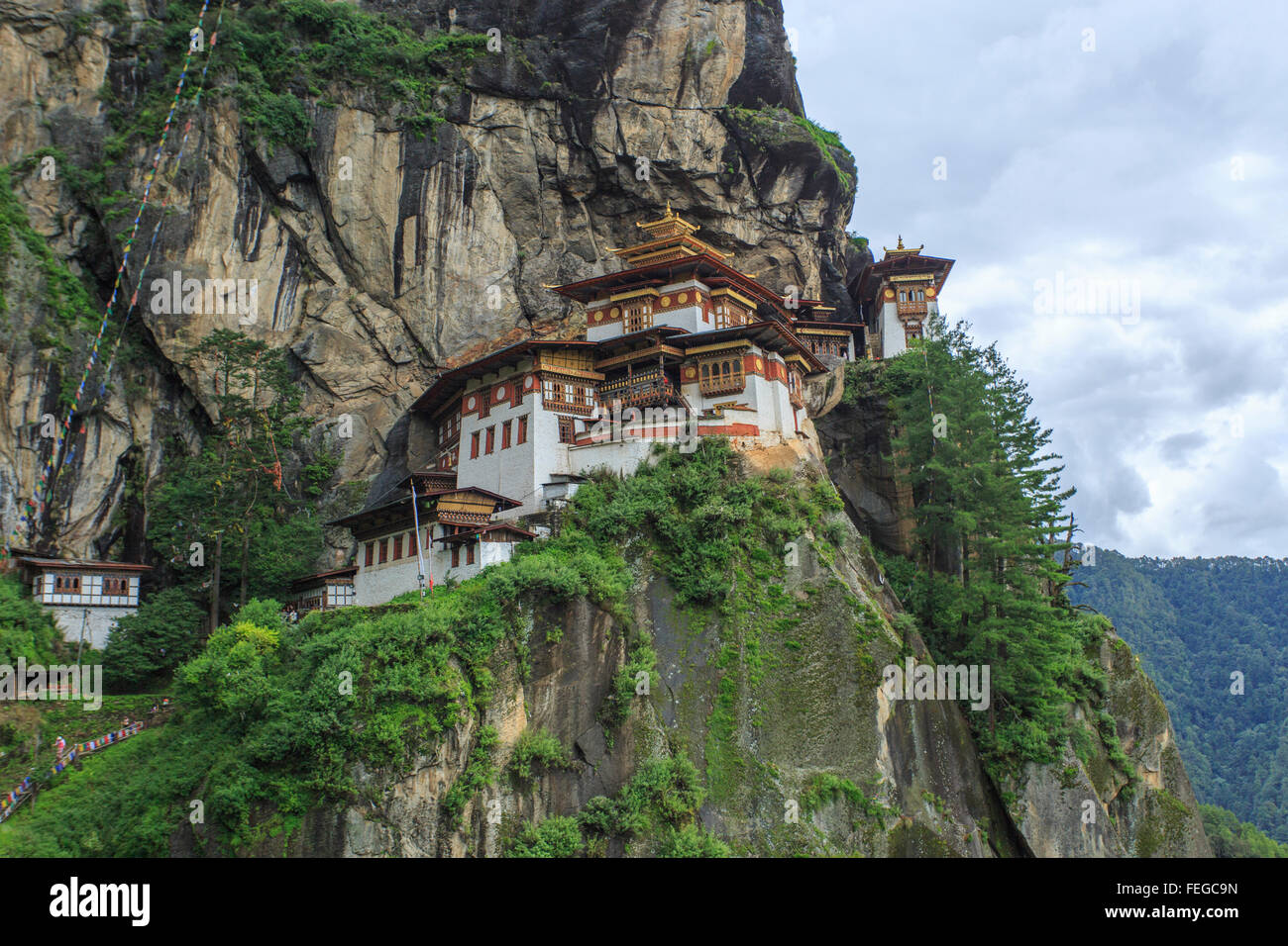 Tiger's Nest Temple, Bhutan Stock Photo