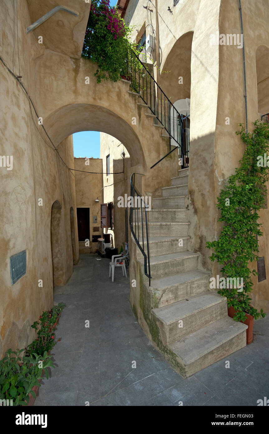Torrita Tiberina, glimpse of the village, Lazio, Italy Stock Photo Alamy
