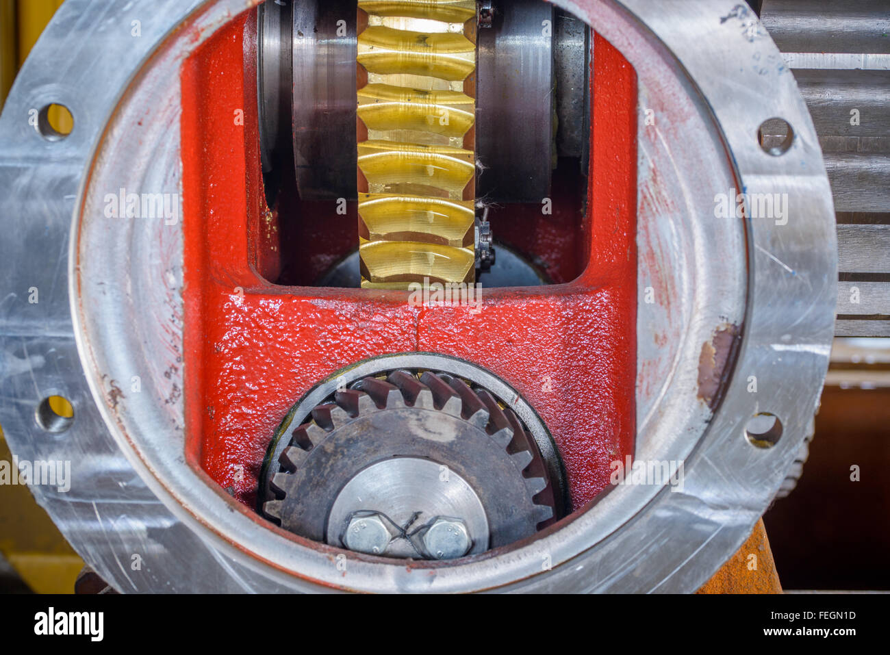 part of Industrial machine Stock Photo Alamy