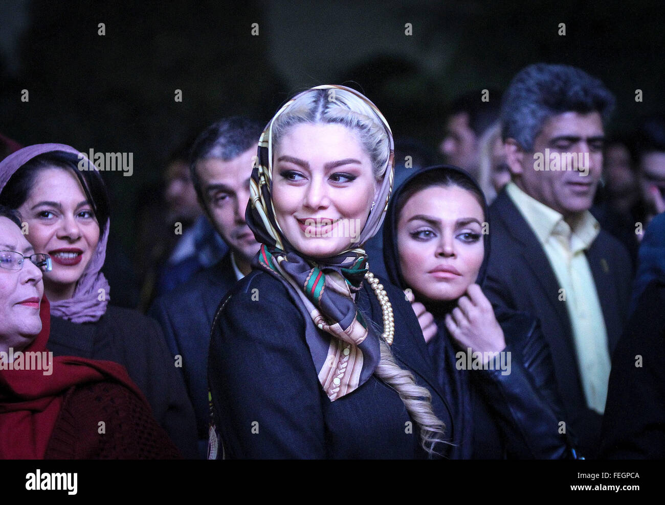 160207 Tehran Feb 7 2016 Xinhua Iranian Actress Sahar Ghoreishi Attends A Photocall For Lollipop At The 34th Fajr Film Festival In Tehran Iran On Feb 6 2016 Ahmad Halabisaz Stock Photo Alamy