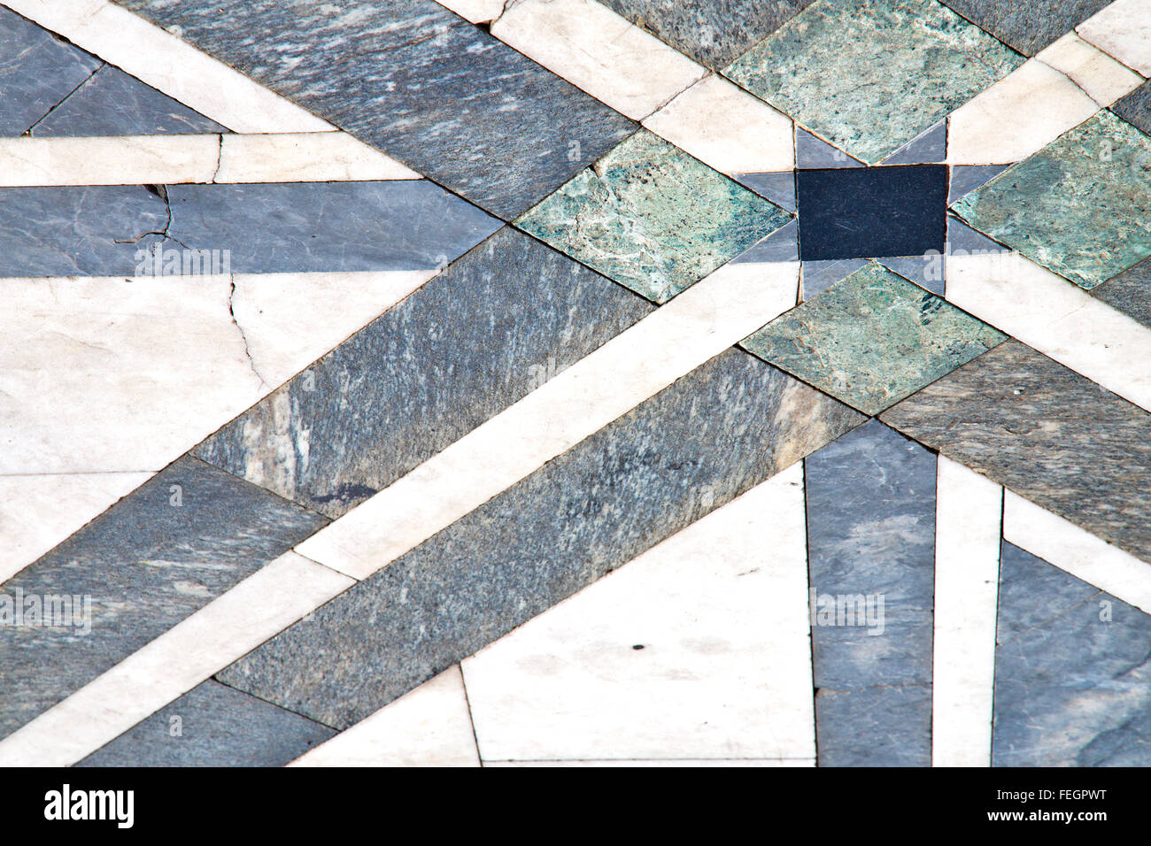 busto arsizio street lombardy italy varese abstract pavement of a curch ...