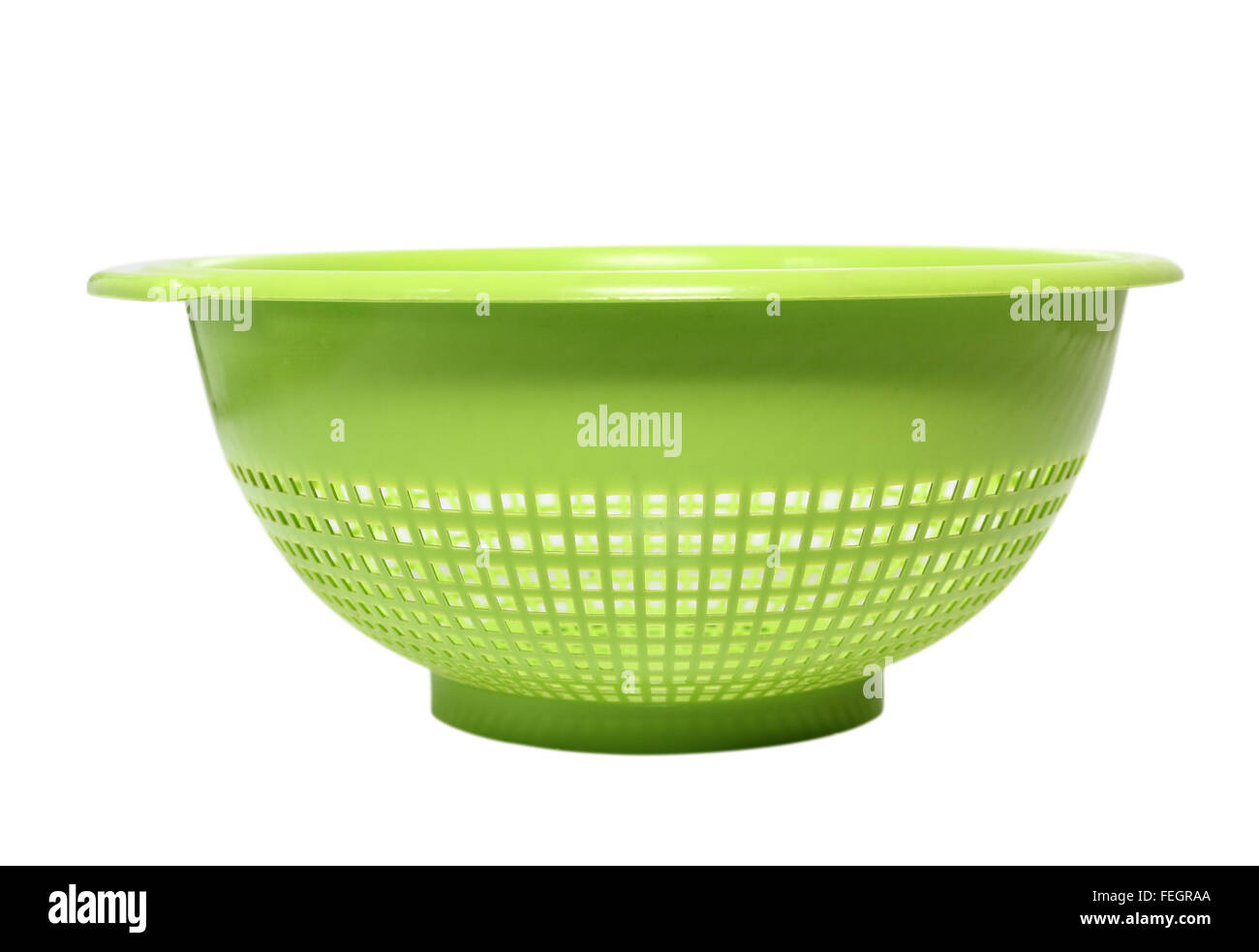 Plastic Colander. Isolated with clipping path Stock Photo Alamy