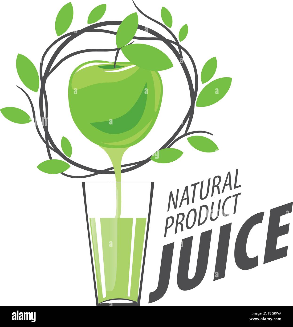 logo of fresh juice Stock Vector Image & Art Alamy