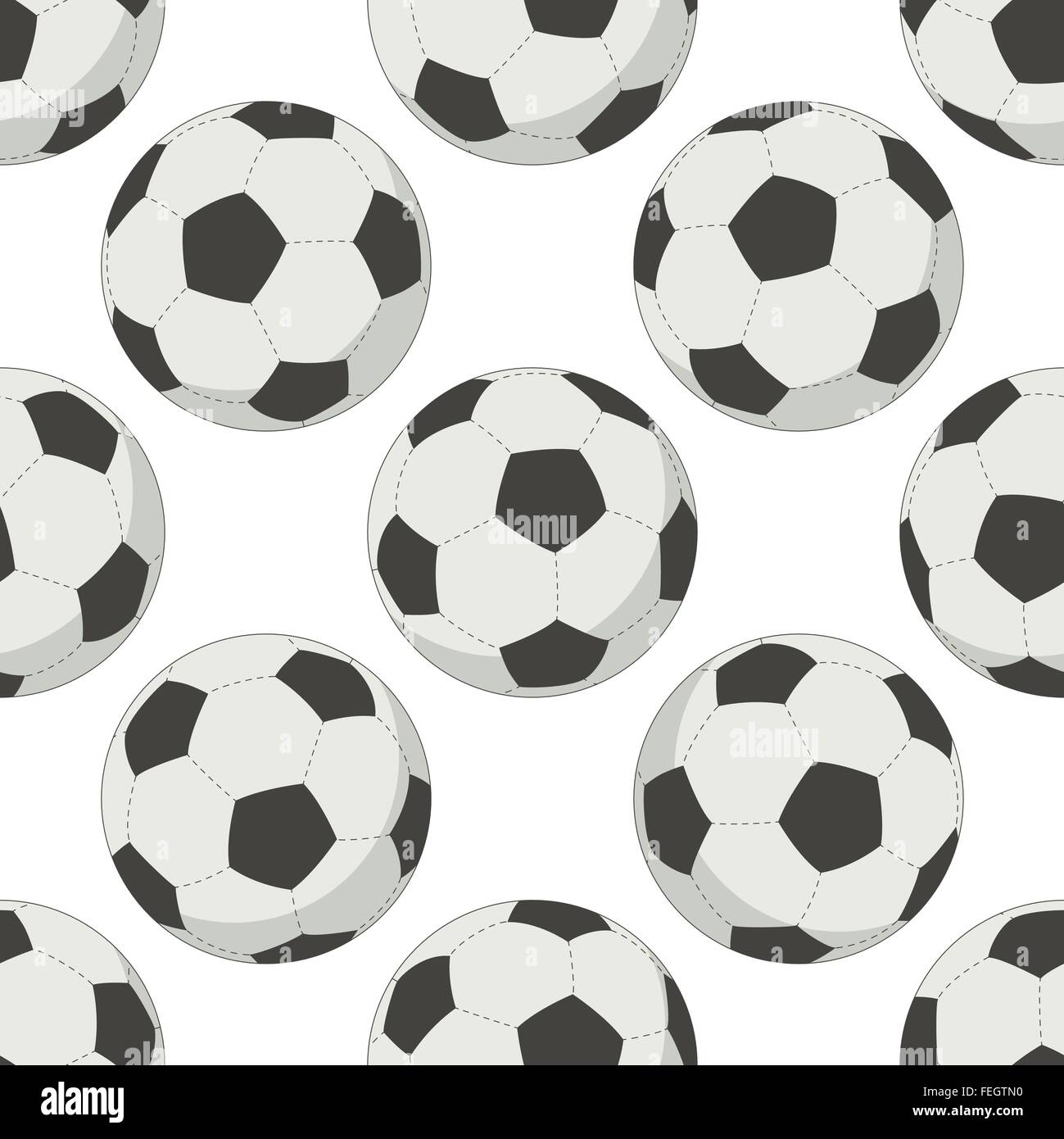 Soccer balls, seamless background Stock Vector Image & Art - Alamy