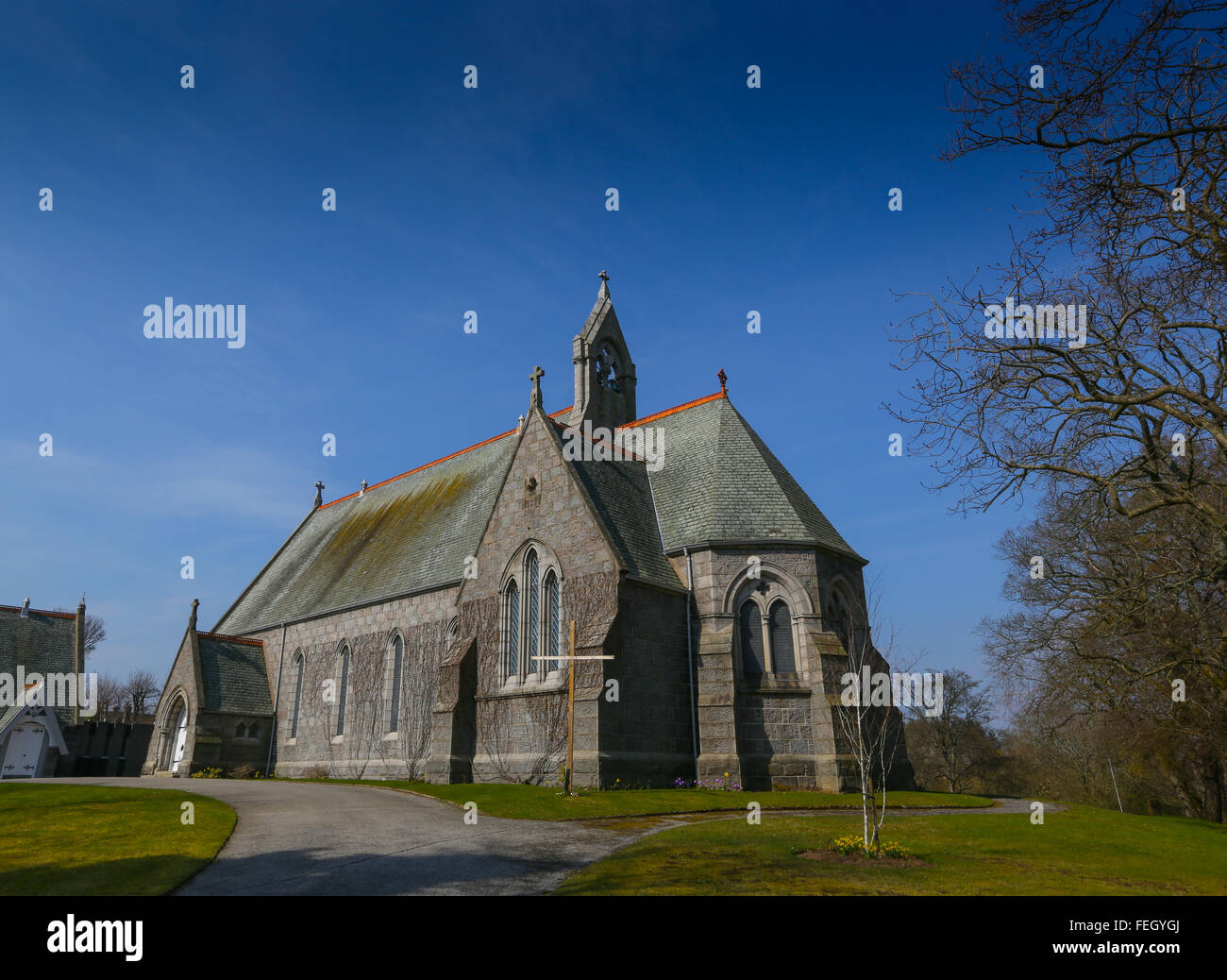 Craigiebuckler church in the city of Aberdeen, Scotland Stock Photo