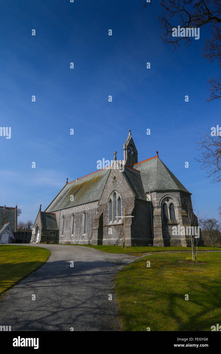 Craigiebuckler church in the city of Aberdeen, Scotland Stock Photo