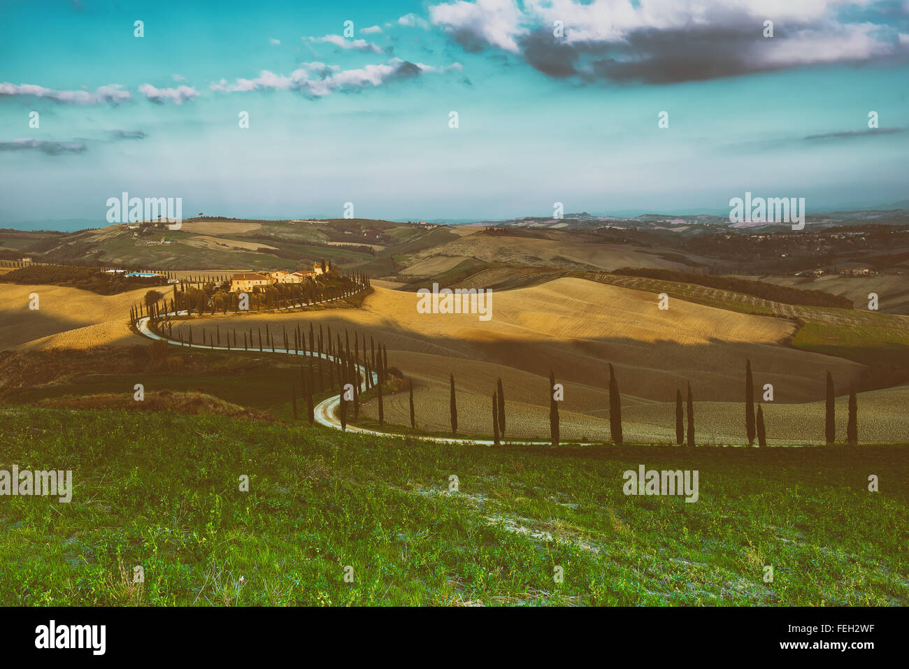 Villa in Tuscany Stock Photo - Alamy