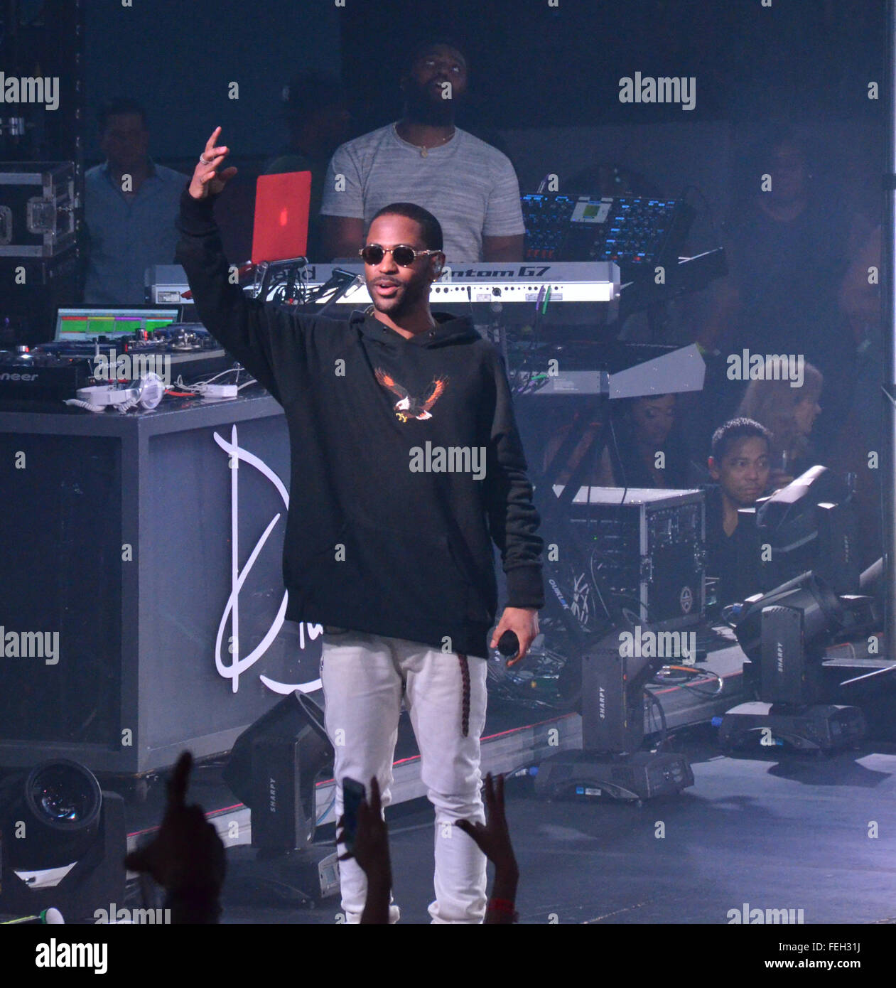 Las Vegas, Nevada, USA. 7th Feb, 2016. Rapper Big Sean celebrates Big ...