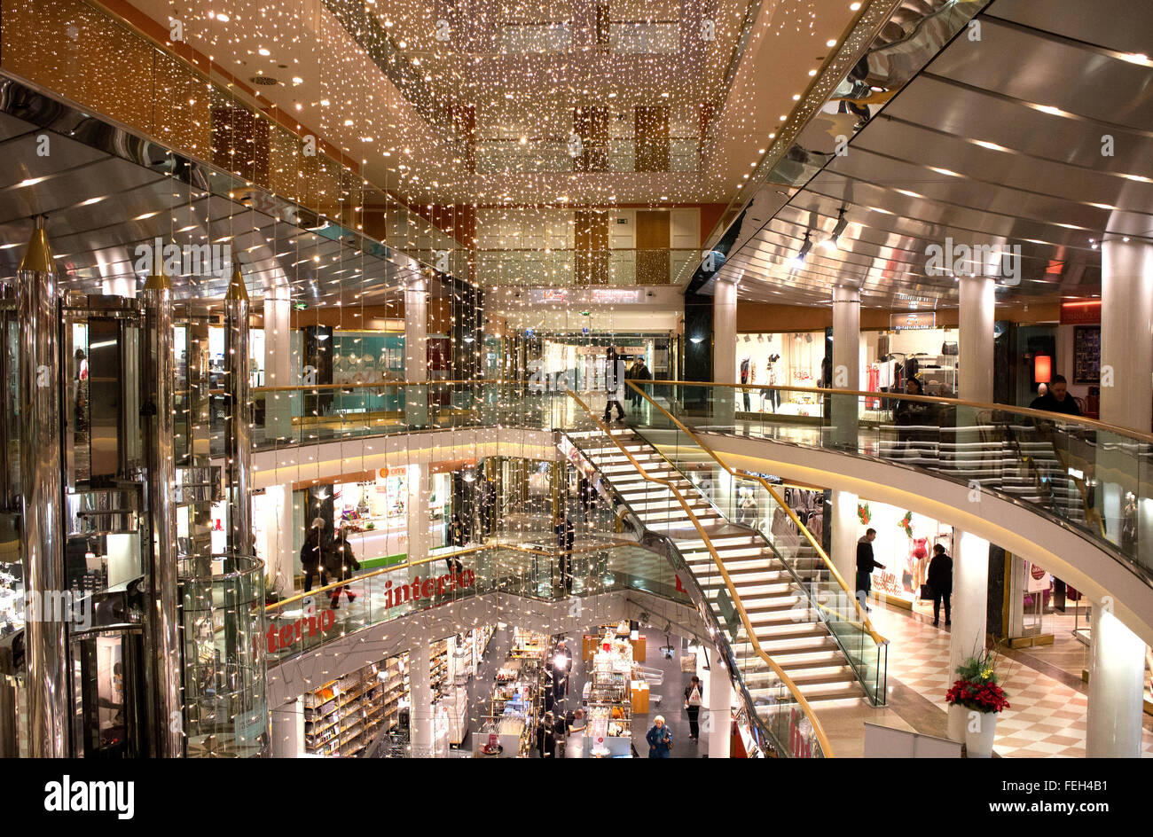 Ringstrassen Galerien, an elegant shopping mall in the centre of Vienna