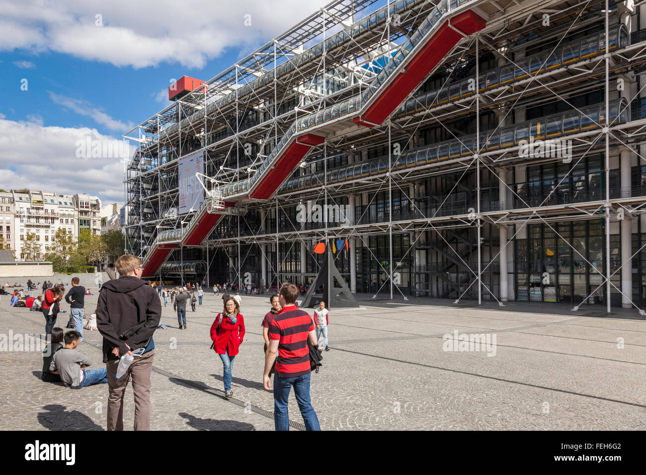 Pompidou Centre, Paris, France Stock Photo