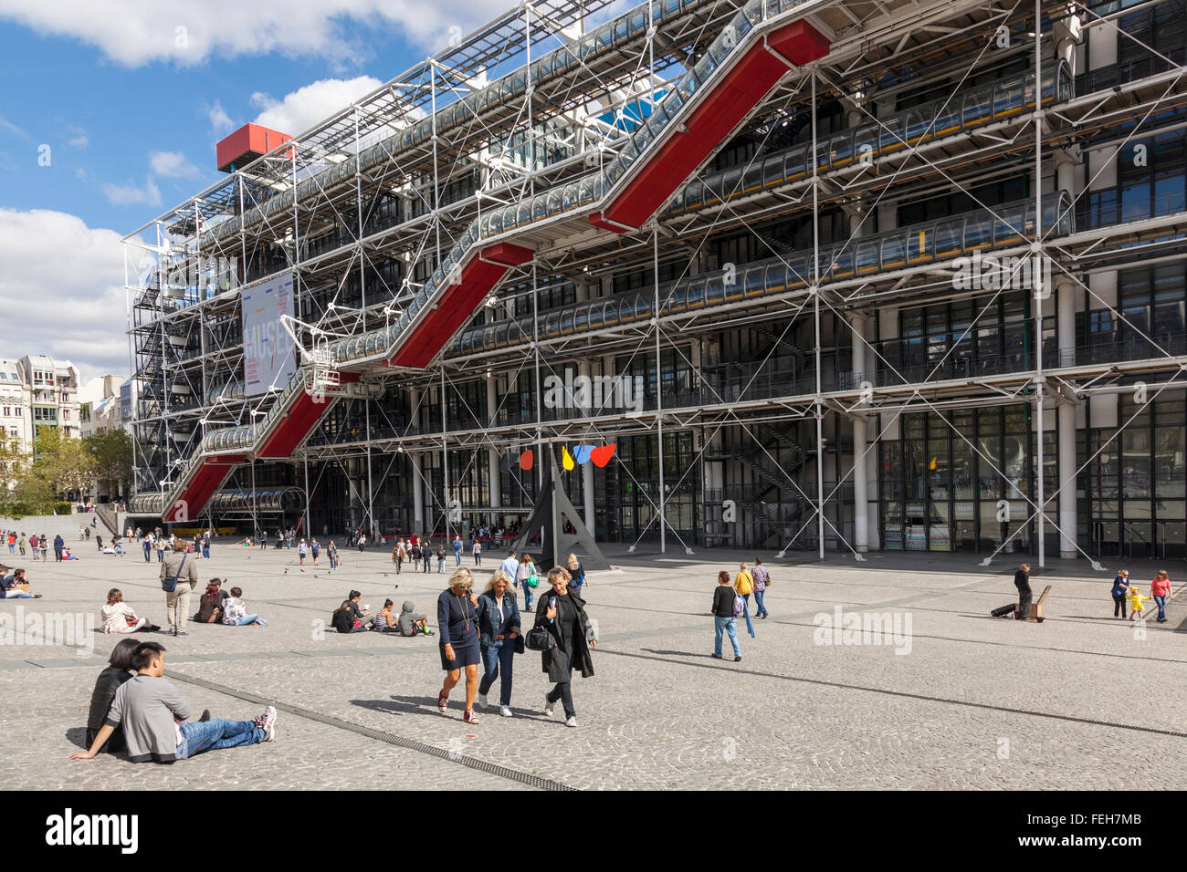 Pompidou Centre, Paris, France Stock Photo