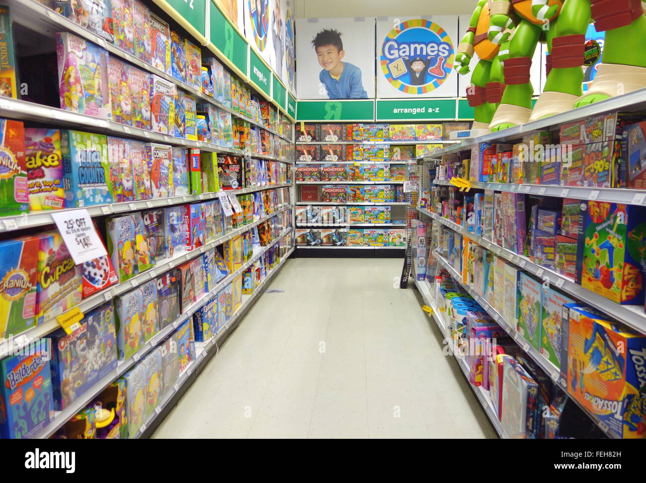 Children board games at a Toys R Us store in Toronto, Canada Stock Photo -  Alamy
