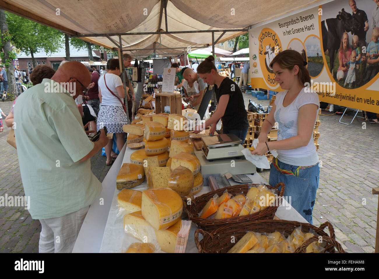 Organic Cheese, sellers, sold at Noordplein organic food market