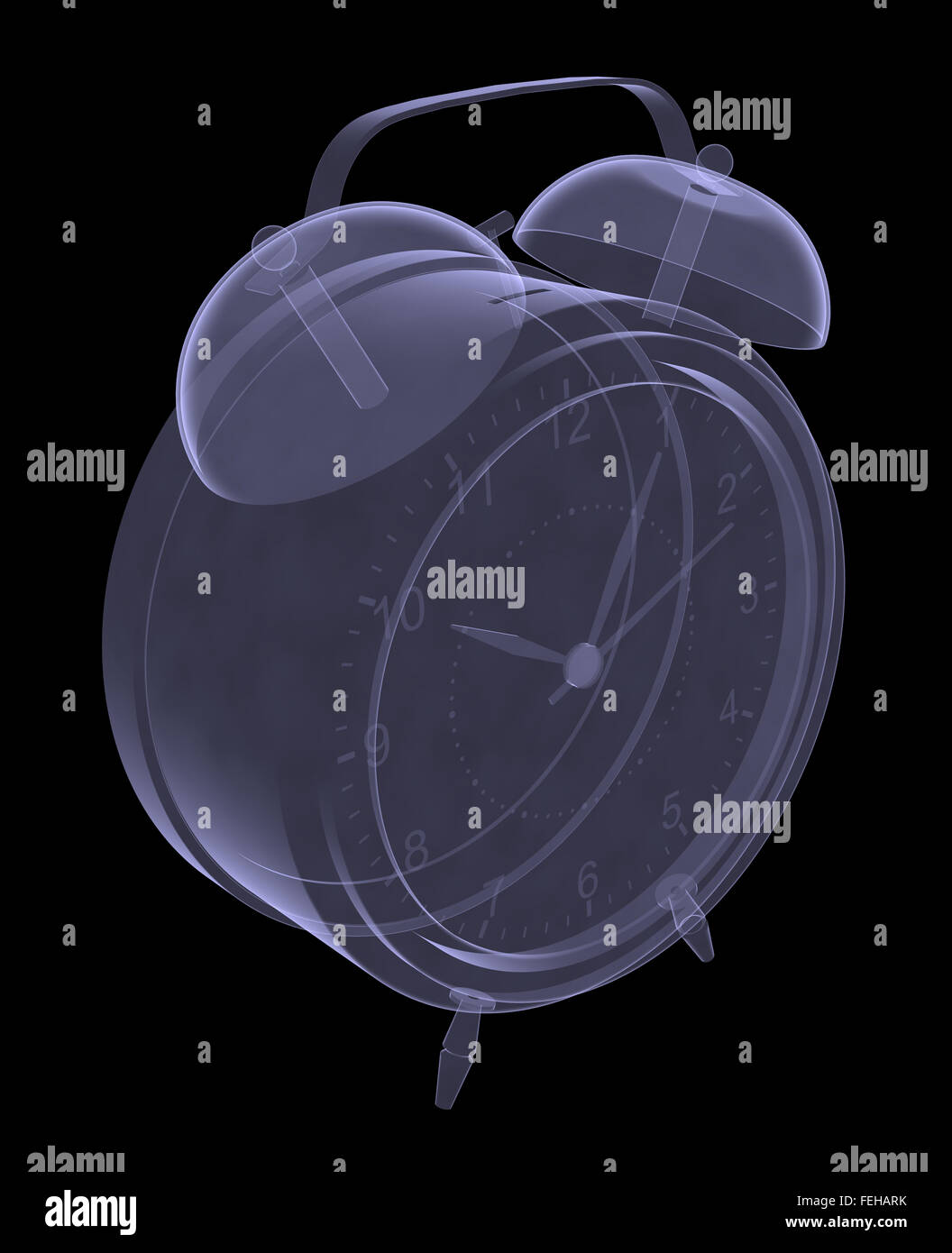 Alarm clock xray Stock Photo Alamy