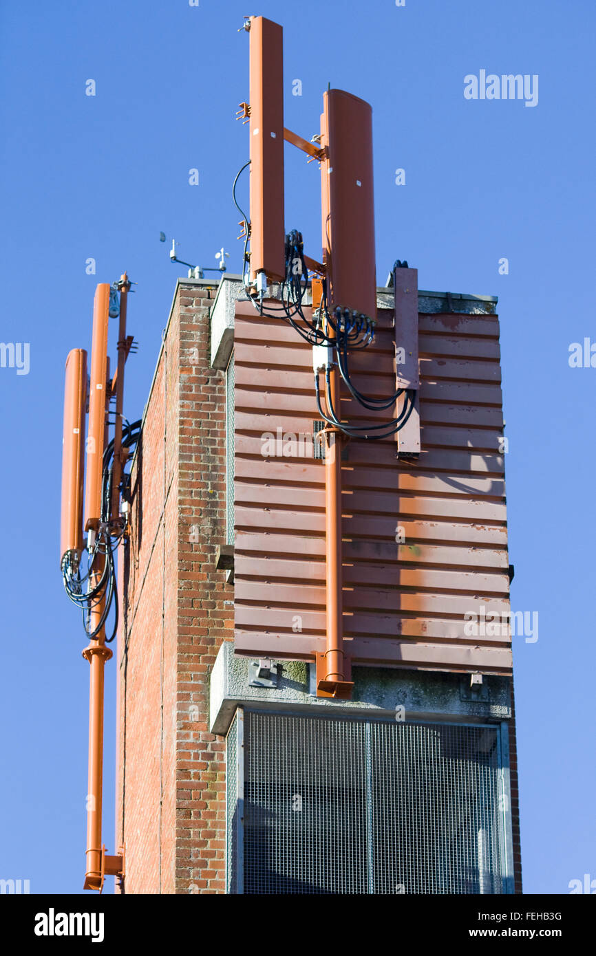 Drill Tower for a fire station Stock Photo