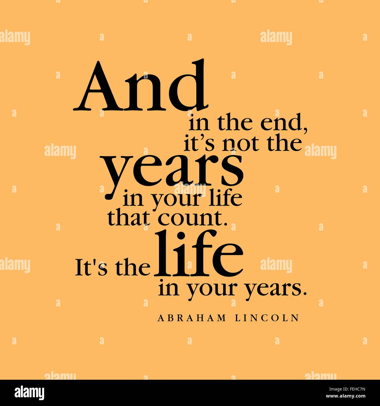 "And in the end, it