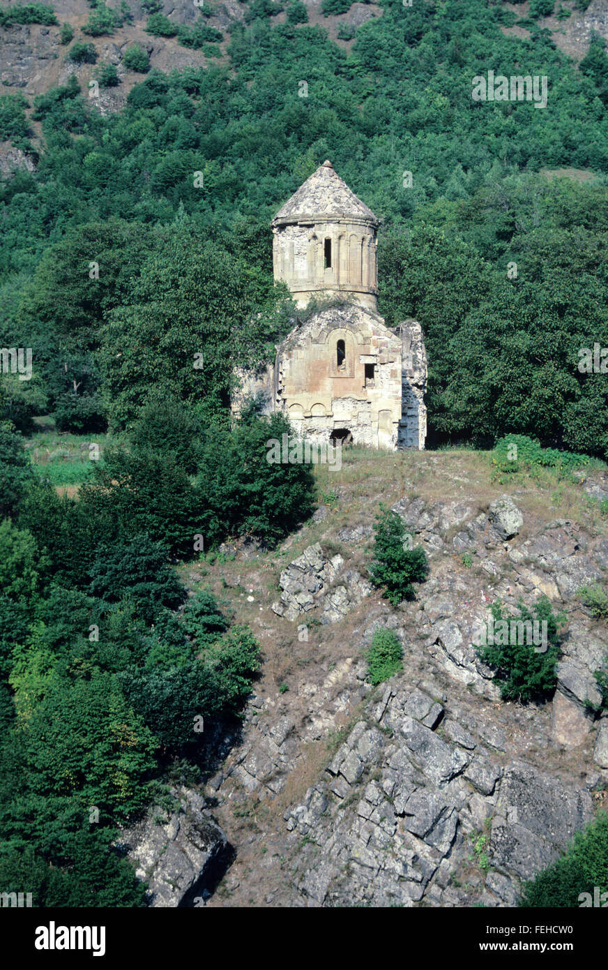 The tenth or eleventh-century Georgian Church of Yeni Rabat near Ardanuç, Artvin Province, Turkey Stock Photo