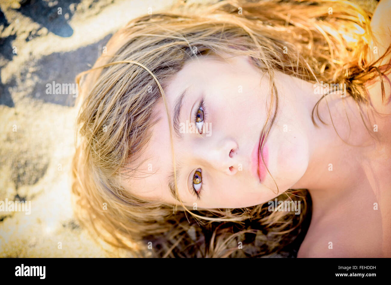 Cute Little Eight Years Old High Resolution Stock Photography and