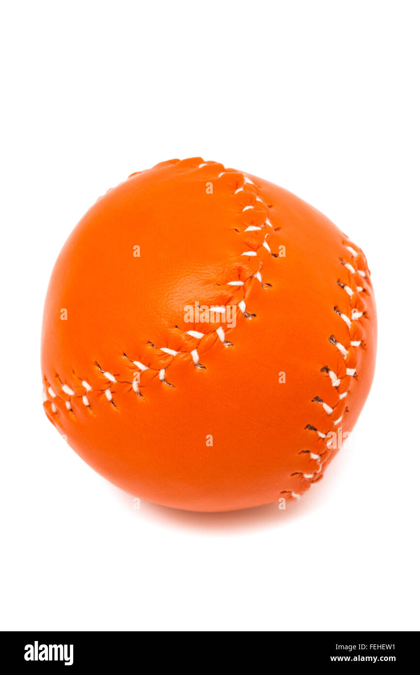 New baseball ball on a white background Stock Photo