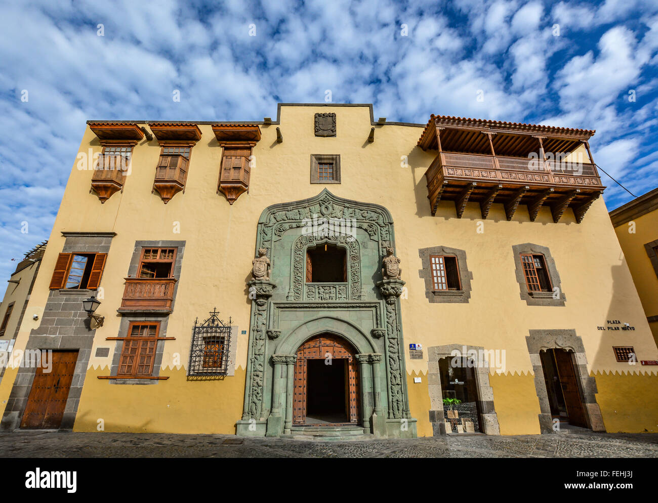 Casa de Colon (The house of Christopher Columbus), Las Palmas, Gran Canaria, Spain Stock Photo