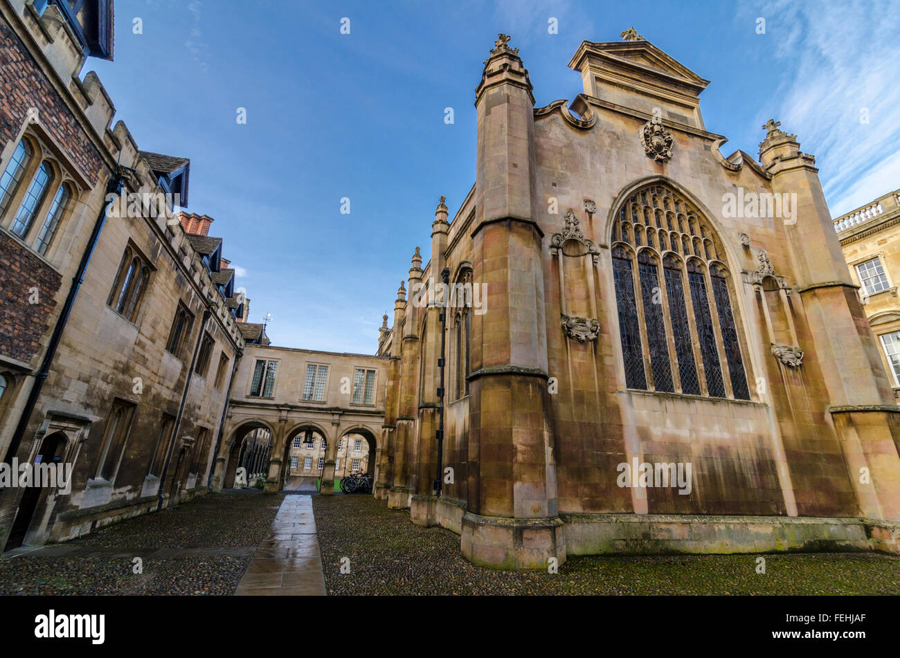 Peterhouse Chapel, Cambridge, UK Stock Photo