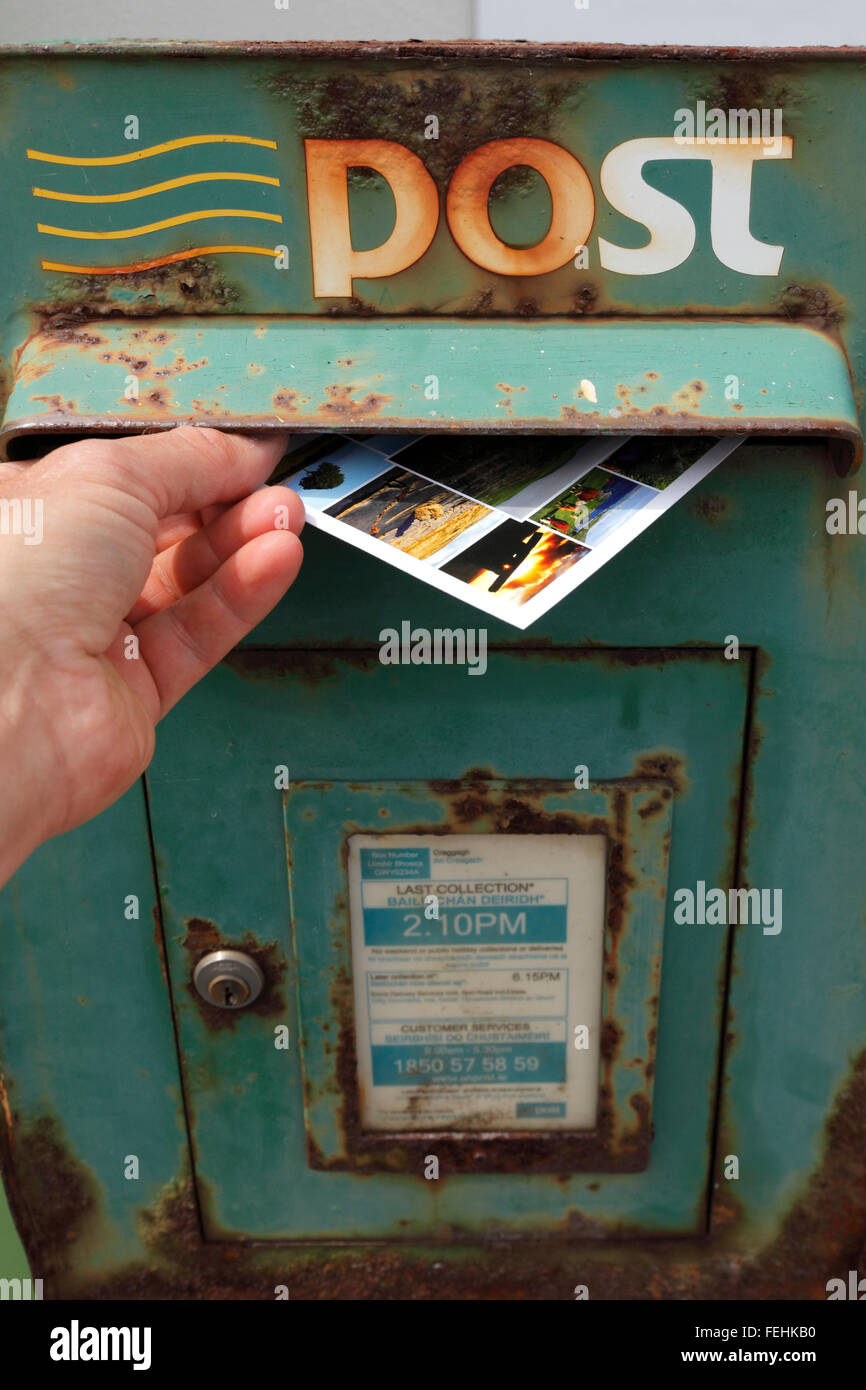 Irish Mail Box, Fanore, Ireland Stock Photo Alamy