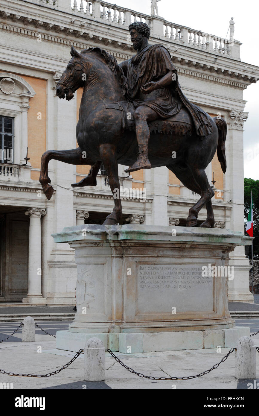 The Capitoline Museums (Musei Capitolini) in Piazza del Campidoglio in Rome, Italy Stock Photo