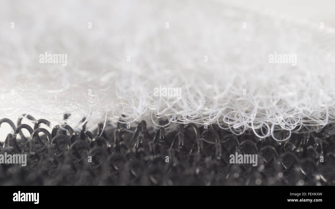 Close up of Velcro, Hook and Loop Stock Photo