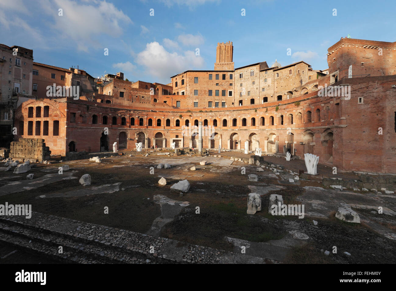 Trajan's Forum in Rome, Italy Stock Photo