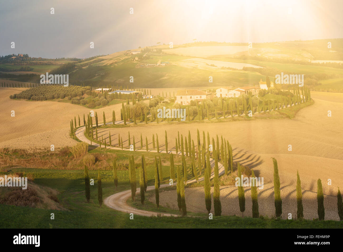 Villa in Tuscany Stock Photo - Alamy