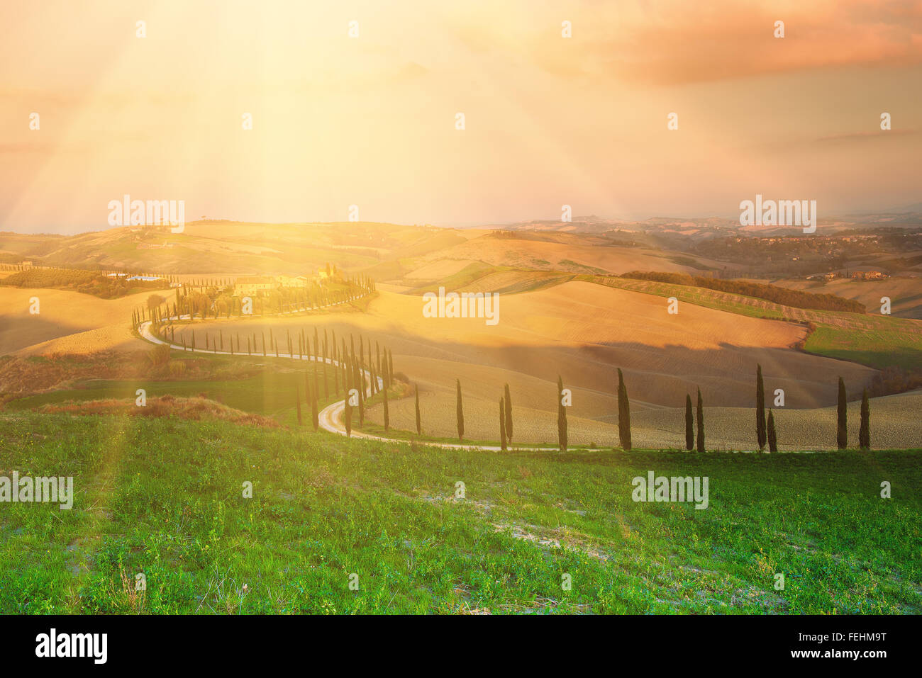 Villa in Tuscany Stock Photo - Alamy