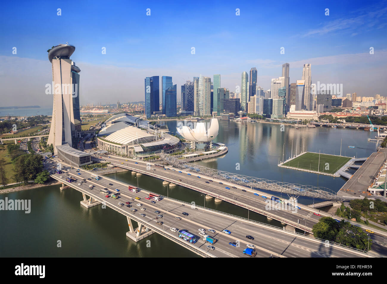 Aerial singapore hi-res stock photography and images - Alamy