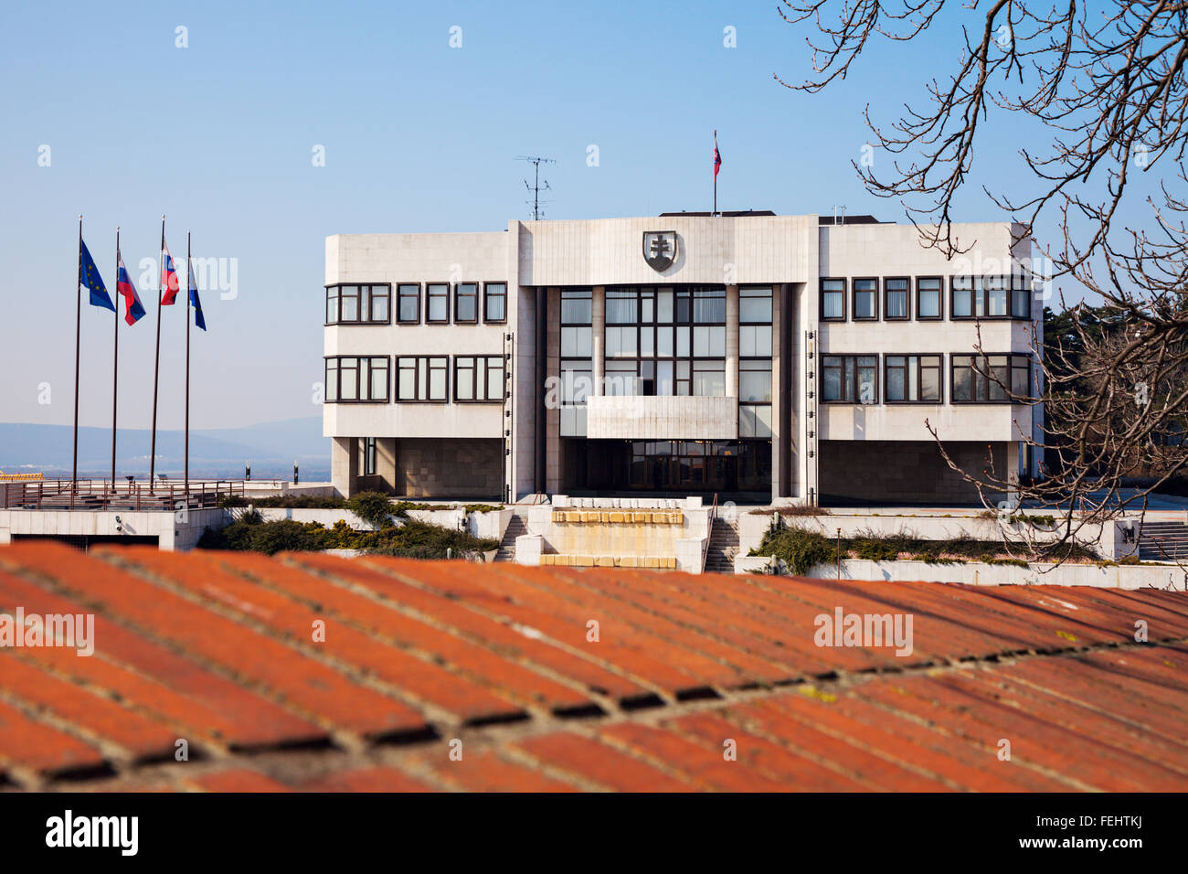 Slovakia Parliament Building in Bratislava Stock Photo Alamy