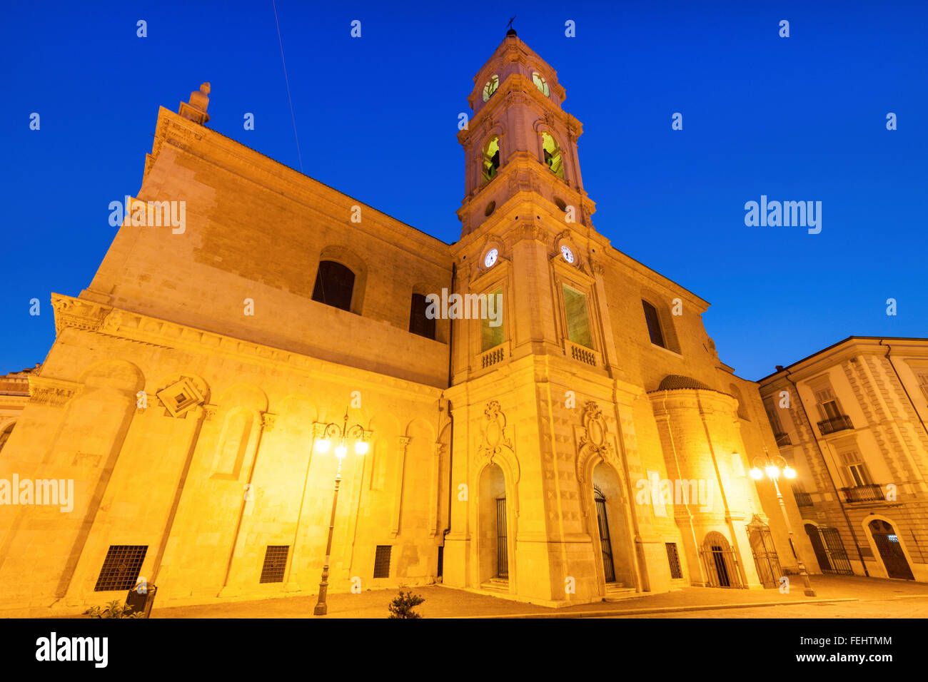 Cathedral of  Santa Maria in Foggia Stock Photo