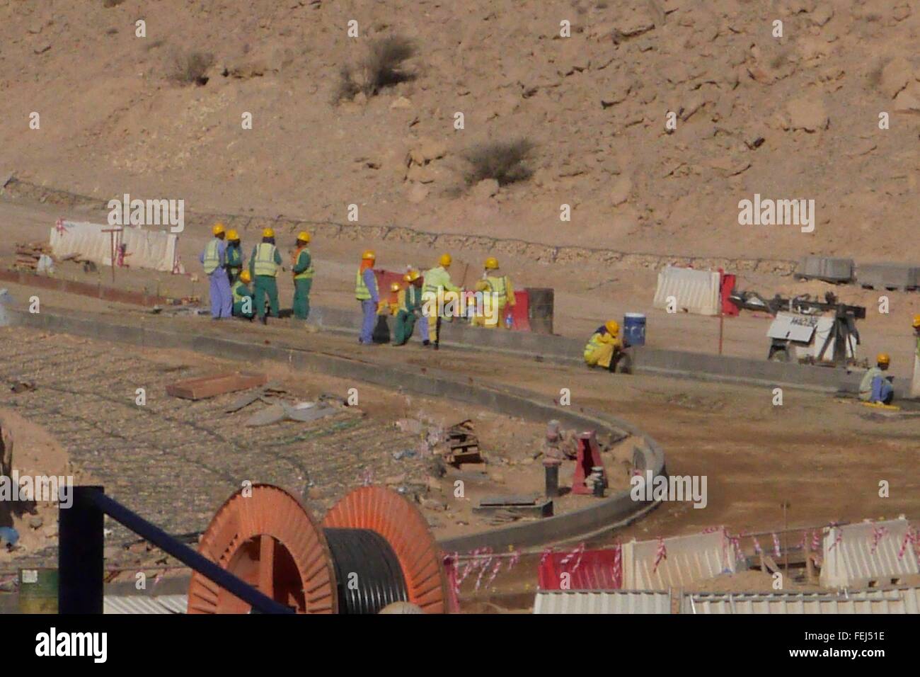 MUSCAT, OMAN new construction in Al Wadi Al Kabir Stock Photo Alamy