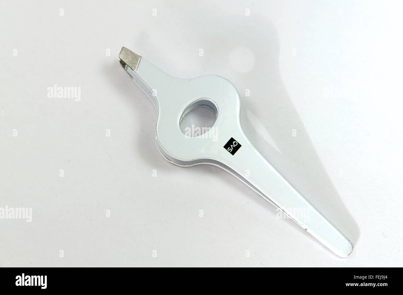 Pair of QVS brand tweezers Stock Photo Alamy